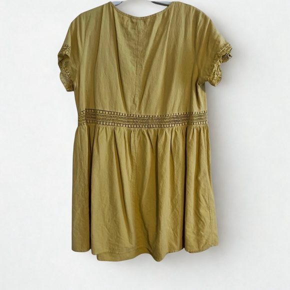 SHEIN Yellow Lace Trim Dress - Picture 3 of 5